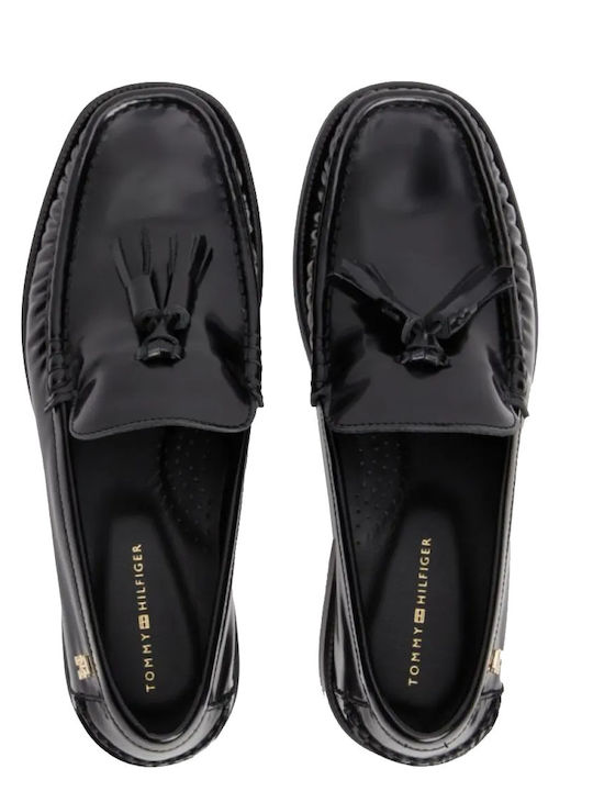 Mocasini dama Loafers în Culoare Neagră