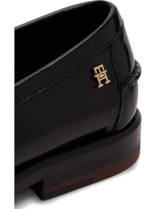 Mocasini dama Loafers în Culoare Neagră