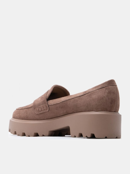 Women's Loafers in Brown Color