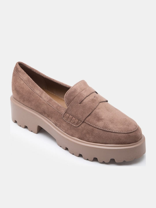 Women's Loafers in Brown Color
