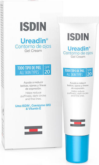 Isdin Eye Cream for Firming Dark Circles and Eye Bags with 20 SPF 15ml