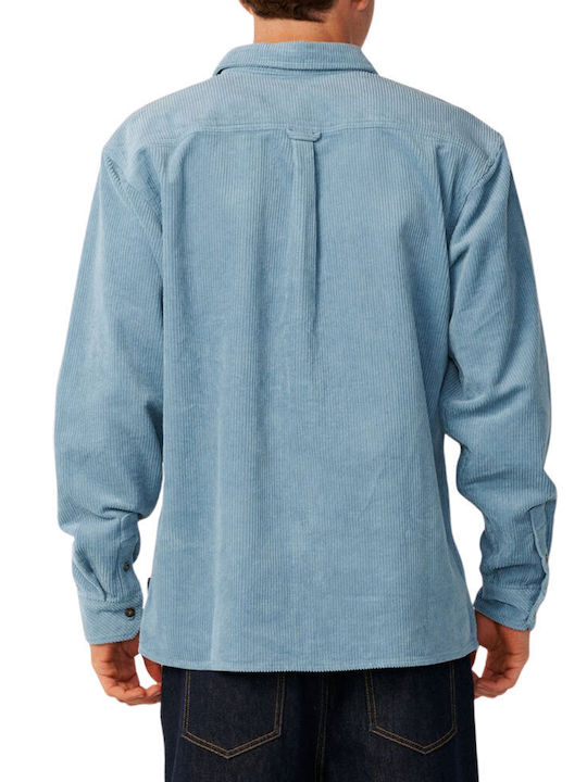 Rip Curl Дълъг Ръкав Рипсено Кадифе Риза Citadel Blue