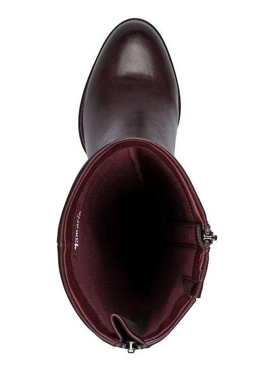Damenstiefel Burgundisch