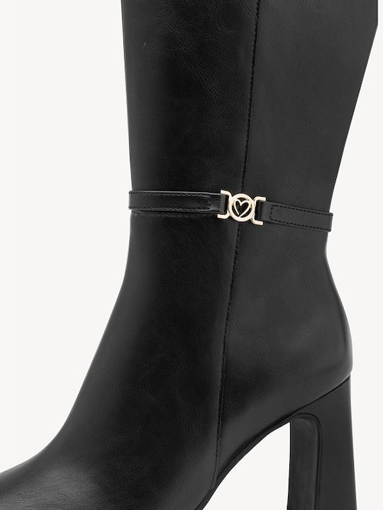 Damenstiefel mit Hohem Absatz Schwarz