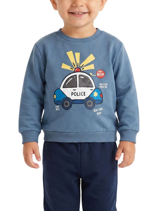 Trax Kids Sweatpants Set With Top Petrol Blue