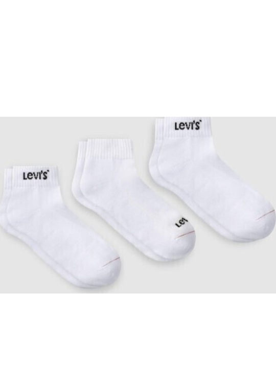 Levi's Cut Мъжки Чорапи Бели 2Pack