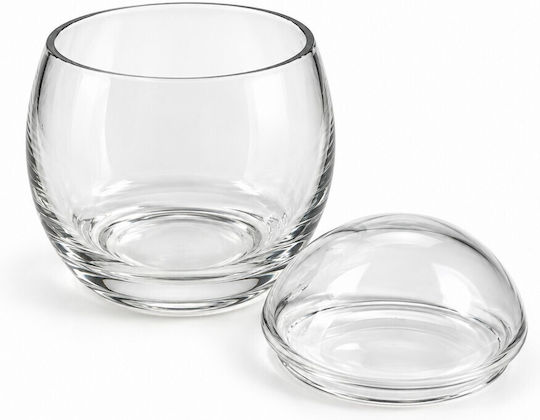 Glass Egg Candle Holder Lid Φ6cm