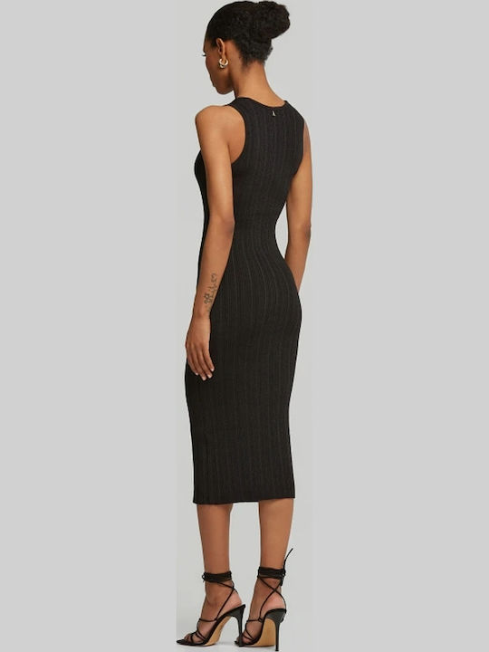 Rochie de vară Midi de Seara Neagră