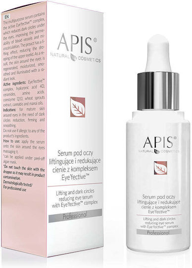 Apis Natural Cosmetics Eyefective Complex Крем за Околоочния Контур срещу Тъмни Кръгове, за Хидратация, Стягане на Кожата, Повдигане на Клепачите, Блясък, Торбички и Възстановяване 30ml