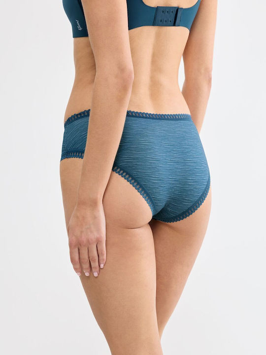 Cotton Women's Boxer 3Pack Dark Blue