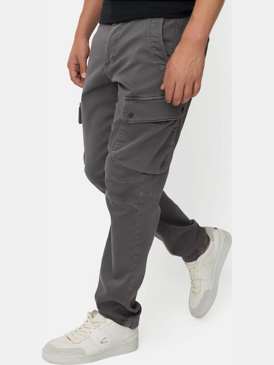 Men's Cargo Trousers Regular Fit Dark Grey