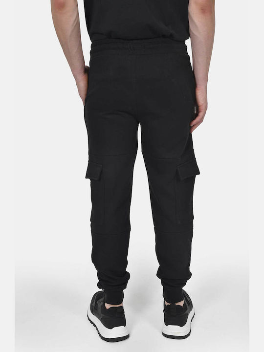 Мъжки панталон Cargo Regular Fit Черен
