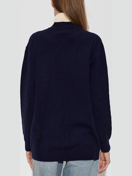 Damen Strickjacke Navy Blau