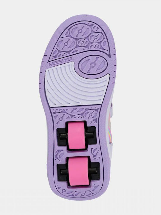 Kinder Sneaker mit Rollen Flieder