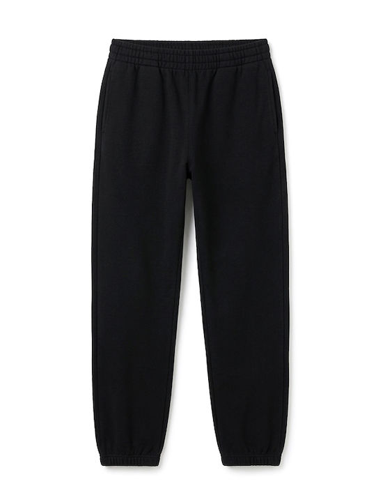 Sweatpants with Elastic Black