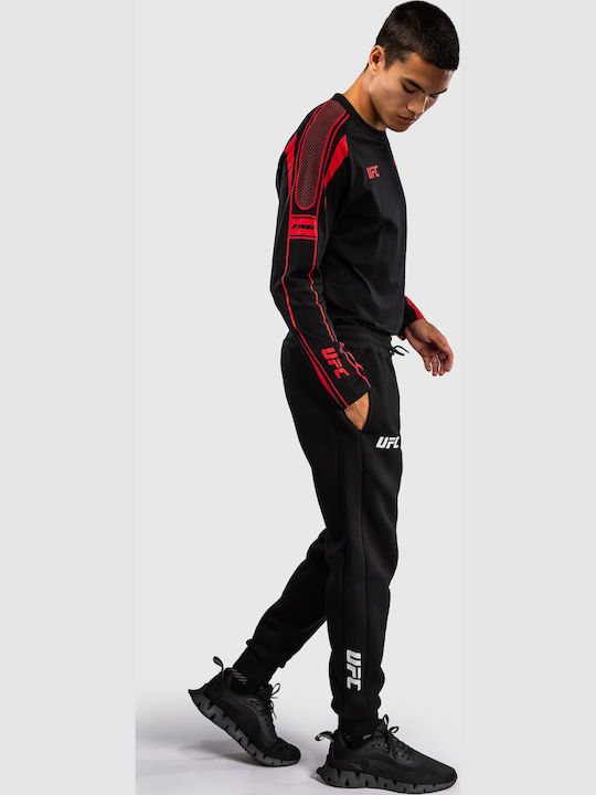 Sweatpants with Elastic Black/White