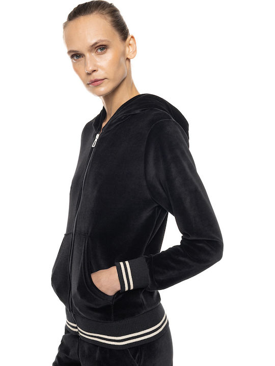 Velvet Sweatpants Black