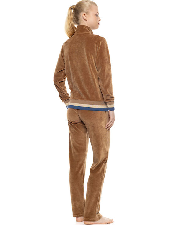 Velvet Sweatpants Sand