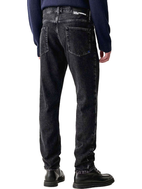 Men's Jeans Pants Tapered Black