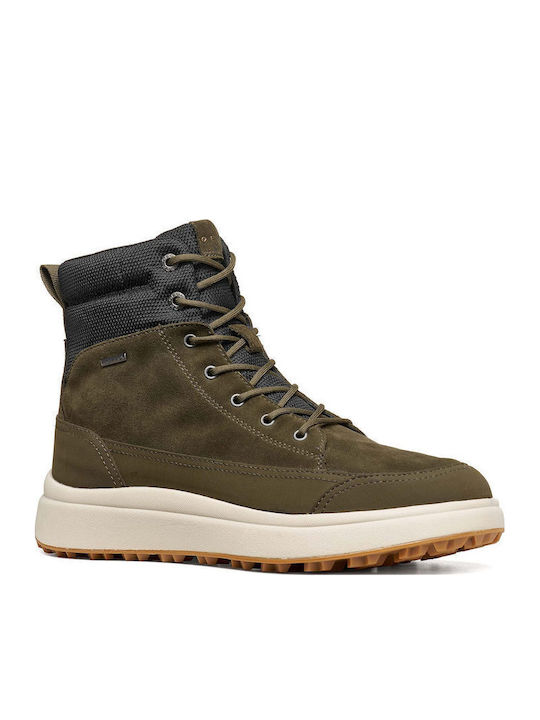 Men's Waterproof Green Boots