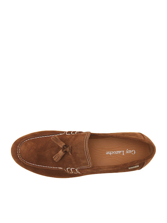 Suede Ανδρικά Loafers σε Ταμπά Χρώμα