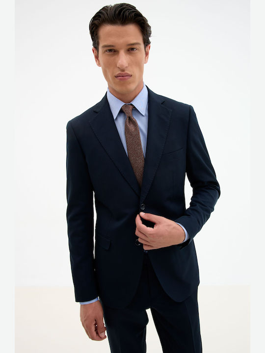 Herrenanzug mit Schlanke Passform Blau