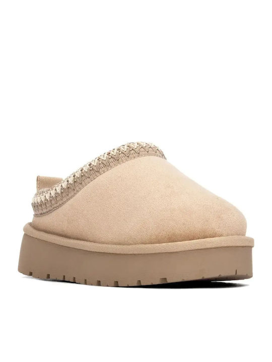 Beige Slippers