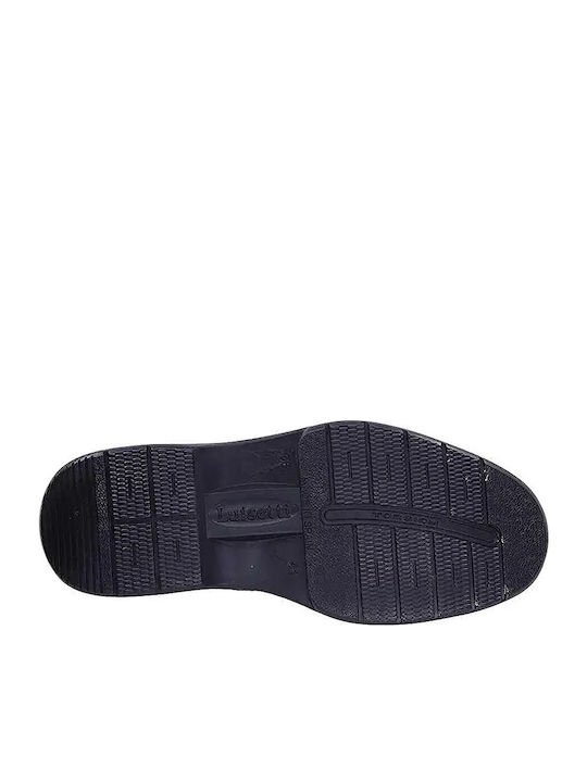 Leder Herren Freizeitschuhe Anatomisch Schwarze
