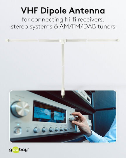 Goobay FM Antenna with Coaxial Connection