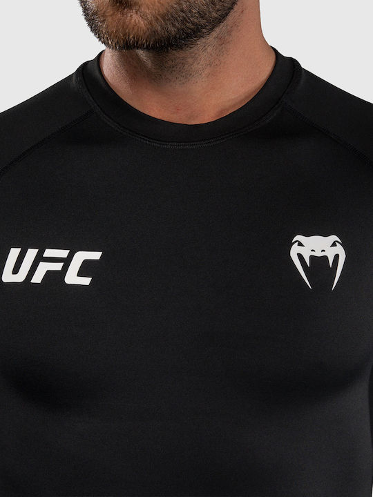 Venum Men's Long Sleeve Shirt VNMUFC-00569-108 for MMA / Jiu-Jitsu Black