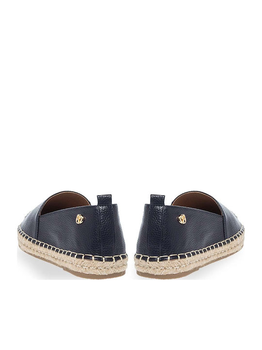 Espadrile Dama Din Piele în Culoare Albastră