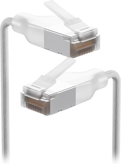 Ubiquiti U/UTP Cat.6a (Gigabit) Καλώδιο Δικτύου Ethernet 5m Λευκό