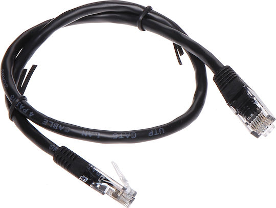 Rbline U/UTP Cat.6e (High Speed) Καλώδιο Δικτύου Ethernet 0.5m Μαύρο
