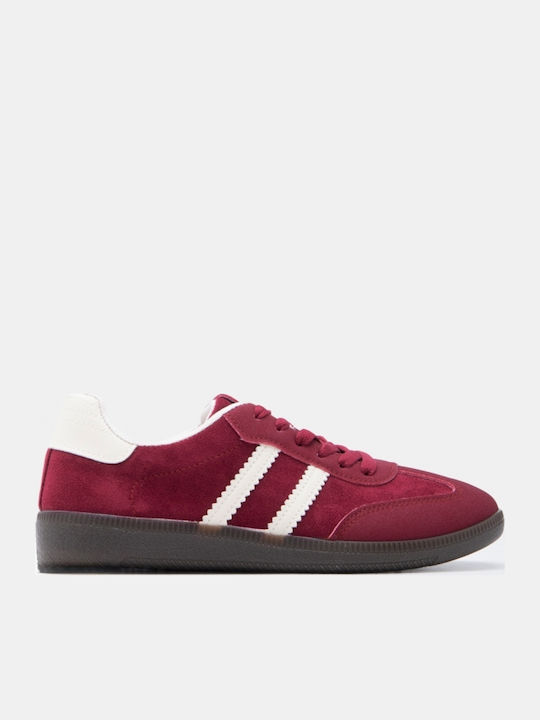 Damen Sneakers Burgundisch