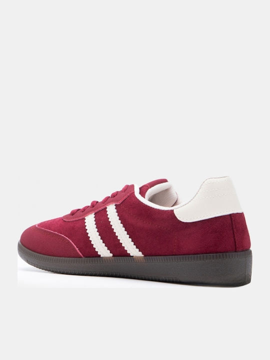 Damen Sneakers Burgundisch
