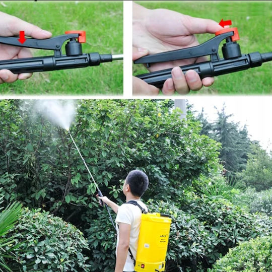 ADM Pulverizator cu rucsac Baterie cu Capacitate 16lt în culoarea Galben