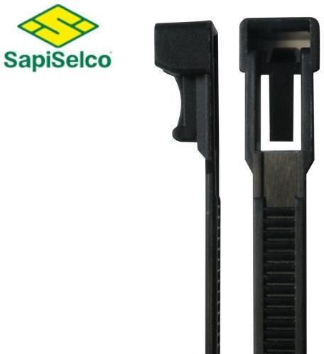 Elvhx Пластмасови Кабелни Аксесоари 360mmx7.5mm в Черен Цвят 100 бр 1139