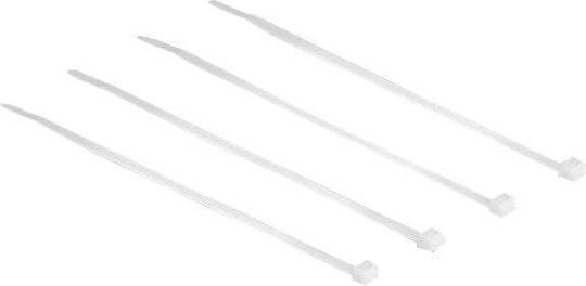 DeLock Legături Cablu Din Plastic 200mmx3.6mm În Culoare Transparentă 100 Buc