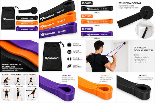 MotivationPro 020201998241-Set Mäßiges Long Loop Set 3 Stück