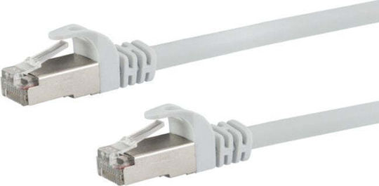 Schwaiger S/FTP Cat.6 (Gigabit) Καλώδιο Δικτύου Ethernet 1m Λευκό