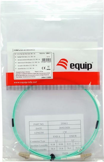 Equip Optical Fiber Cable 35m Turquoise