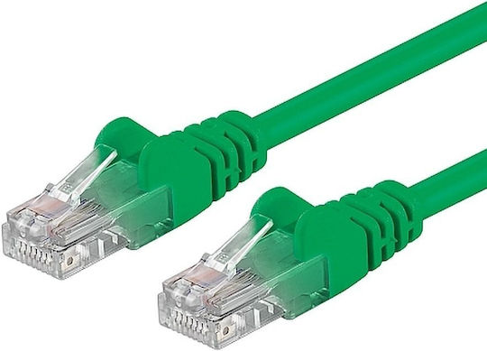 PremiumCord U/UTP Кат.6 (Gigabit) Мрежов Кабел Ethernet 0.5м Зелен