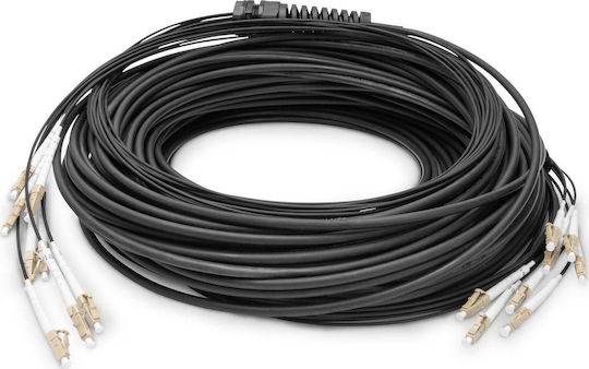 Digitus Καλώδιο Οπτικής Ίνας LC/UPC-LC/UPC χωρίς ακροδέκτες 75m Μαύρο
