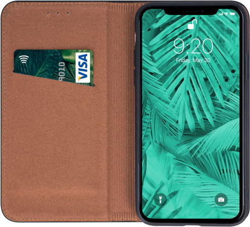 Senso Genuine Book Piele Maro (Redmi 14C / Poco C75)