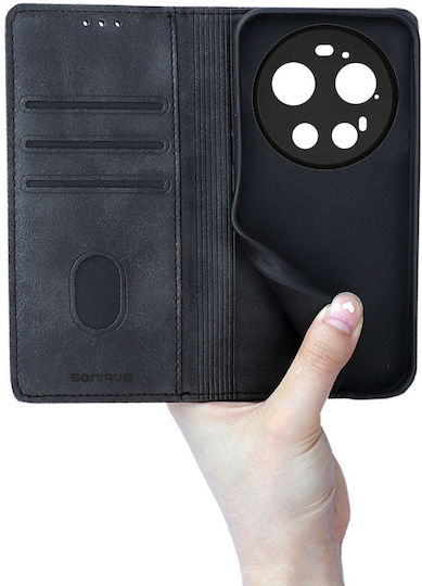 Vintage Magnet Wallet Mobile Phone Case Sonique Xiaomi Xiaomi 17 Ultra Black
