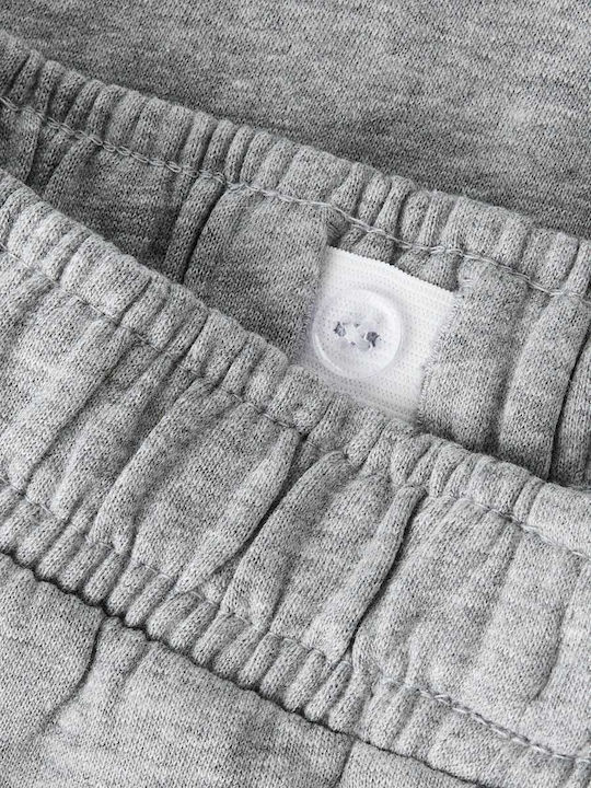 Kids Sweatpants Set With Top Grey Melange