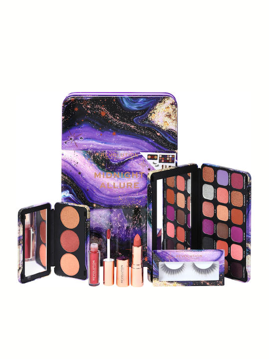 Revolution Beauty Midnight Allure Σετ Μακιγιάζ Advent Calendar για Πρόσωπο, Μάτια & Χείλη 5τμχ Revolution Beauty Midnight Allure Σετ Μακιγιάζ Advent Calendar για Πρόσωπο, Μάτια & Χείλη 5τμχ