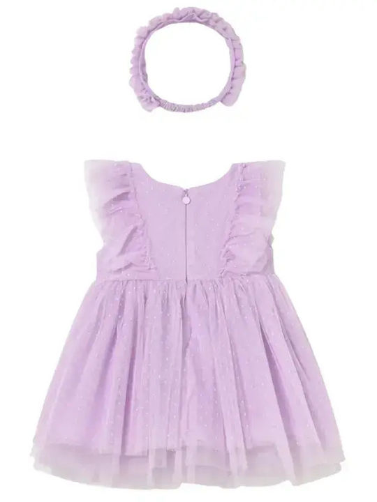 Mayoral Children's Dress Tulle Purple Mayoral Children's Dress Tulle Purple