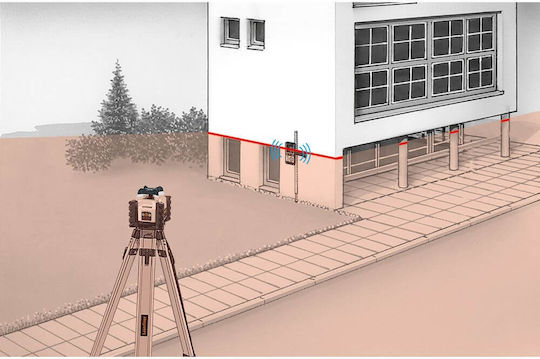 Laserliner Quadrum Compact 210S Саморегулиращ се Ротационен Лазерен Нивелир с Червен Лъч 7.4V
