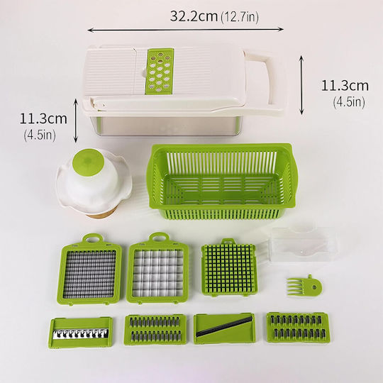 Răzătoare Pentru Fructe Și Legume Cu Container 38.5x49.5cm